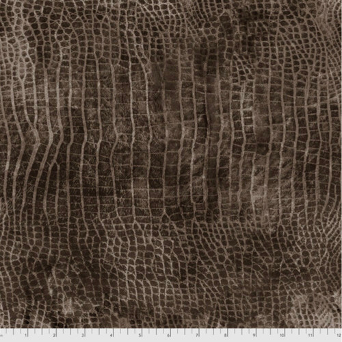 Tim Holtz Worn Croc Hickory Cotton Fabric By The Yard