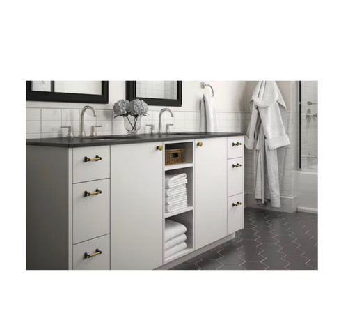 Liberty P42226W-370 3" Casual Dual Finish Cabinet Pull Black & Brushed Brass