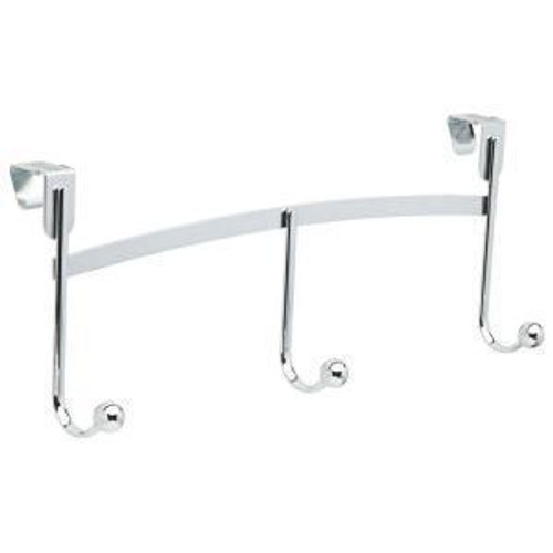 141775 Lillington Adjustable Over The Door Hook Coat Hat Hook Rail Chrome