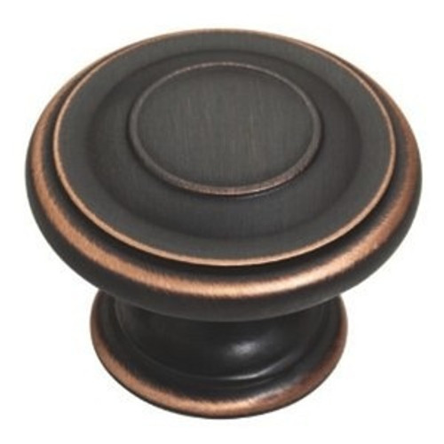 P22669-VBC 1 3/8" Bronze Copper Highlights Harmon Cabinet Drawer Knob
