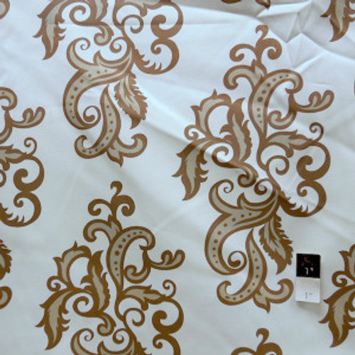 Vicki Payne HDVP09 For Your Home Swirls Linen Home Dec Fabric By The Yard
