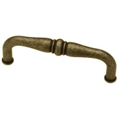 P16575C-BAB  Burnished Antique Brass Kentworth 3 3/4" Drawer Cabinet Pull