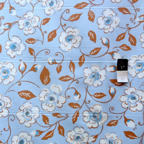 Dena Designs PWDF123 London Canterbury Blue Fabric By Yard