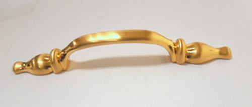 PN0537W-SG  Satin Gold 3" Legacy Cabinet Drawer Pull