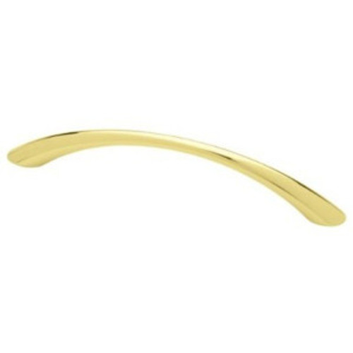 Liberty P84612-PB-C Polished Brass 5 1/16" Tapered Bow Cabinet Drawer Knob Pull