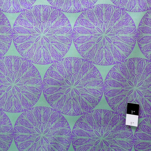 Victoria and Albert PWVA013 Garthwaite Medallion Purple Fabric By Yard