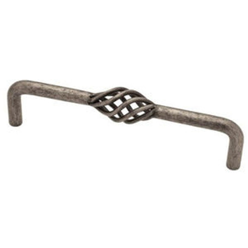 PN0549-AP 5" Antique Pewter Birdcage Cabinet Drawer Pull