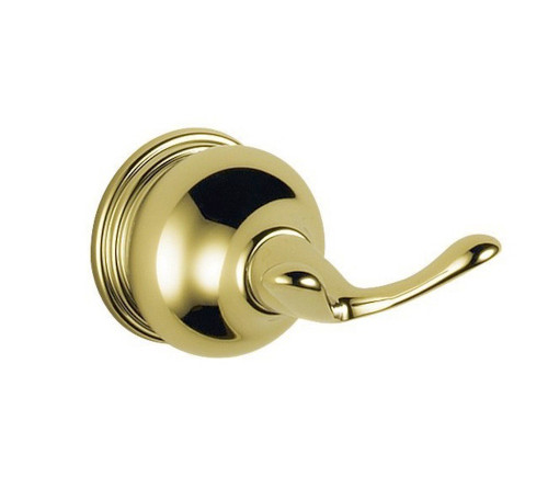 74036PB Traditional Bath Robe Hook Polished Brass Finish