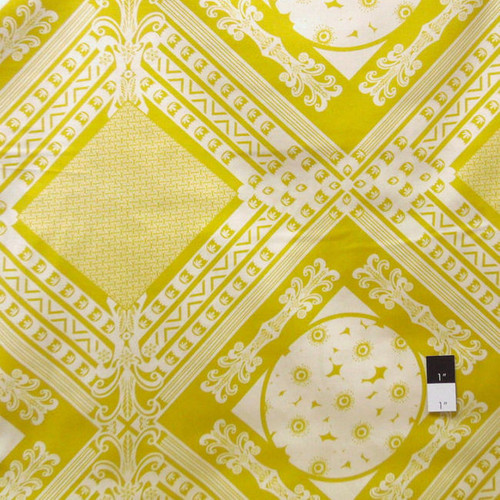 Anna Maria Horner AH41 LouLouThi Framed Citron Fabric By Yd