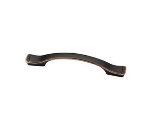 P25965C-VBC Bronze w/ Copper 4" Step Edge Drawer Cabinet Pull