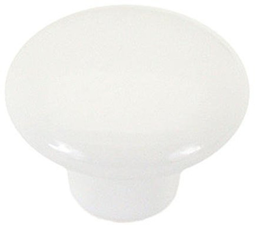 Liberty P95715C-W-C  1 1/2" White Ceramic Round Cabinet Drawer Knob