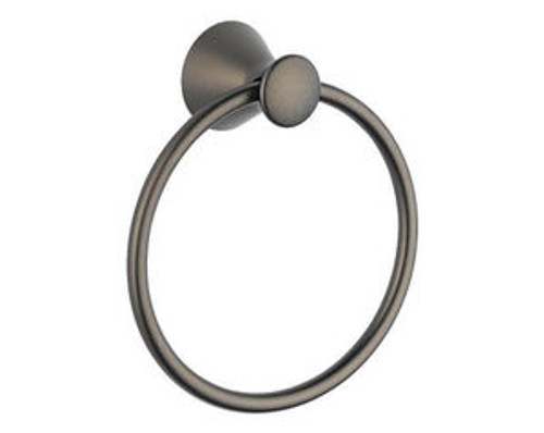 73846-PT  Lahara Bath Towel Ring Antique Pewter Finish