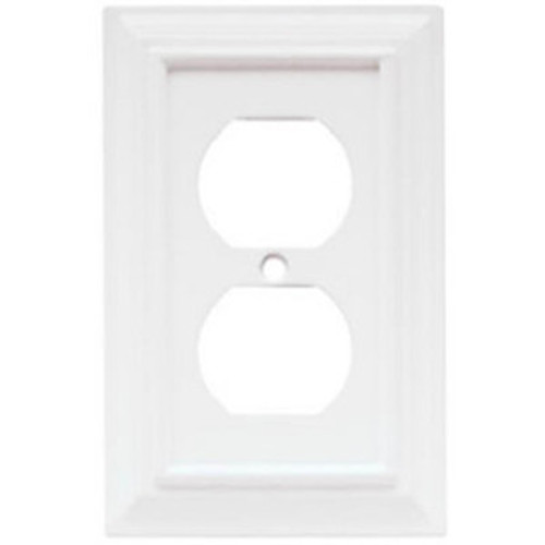 Peerless  W10766-W White Architect Single Duplex Cover