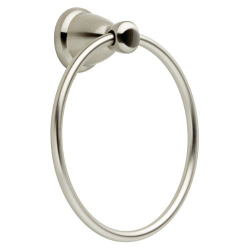 KIN46-SN Kinley Bath Towel Ring Satin Nickel Finish