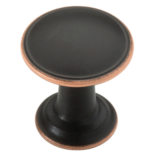 P18638-VBC 7/8" Nautical Bronze w/ Copper Cabinet Drawer Knob