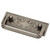 P10111-904  2 1/2" Bail Cabinet Drawer Knob Pull Heirloom Silver