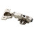H32636C-NP 35mm Self Closing Frameless Euro HInge 110° Nickel Finish 2 Pack