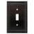 W32741-SI Mission Soft Iron Single Switch Cover Plate