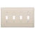 W32780SN Upton Satin Nickel Quad Switch Cover Plate