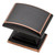 P32943W-VBC Bronze & Copper 1 1/4" Architectural Cabinet & Drawer Knob