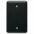 W13731-FB Black Stamped Blank Cover Wall Plate