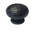 P59060C-TDG 1 1/2" Tumbled Dark Gun Metal Hammered Cabinet Knob
