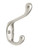 B42302Q-SN 3" Heavy Duty Satin Nickel Coat and Hat Hook