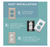 W10245-FB Flat Black Stamped Metal Single Switch Cover Plate