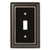 W10087-VBC Architect Bronze w/ Copper Highlights Single Switch Cover Plate