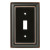 W10087-OB Architect Bronze w/ Copper Highlights Single Switch Cover Plate