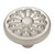 P40007C-SN Satin Nickel Round Fan Design Cabinet Drawer Knob 2 Pack
