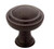 P17477C-CO Cocoa Bronze Double Ring 1 1/4" Cabinet Drawer Knob