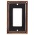 Franklin Brass W35060-VBC Bronze & Copper Beaded Single GFCI Wall Cover Plate