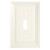 Brainerd 126358 White Beadboard Wood Architect Single Switch Cover Plate