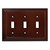 Franklin Brass W35249-ESO Architect Espresso Triple Switch Wall Cover Plate