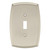 Liberty W35600-SN Mandara Satin Nickel Single Switch Cover Plate Liberty W35600-SN Mandara Satin Nickel Single Switch Cover Plate