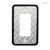 126368 Diamond Plate Single GFCI Cover Plate