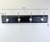 Liberty  27" 4 Pilltop Hooks Coat & Hat Rail Black w/ Satin Nickel