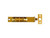 Brainerd 949XC 6" Flush Bolt Solid Brass