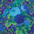 Philip Jacobs PWPJ053 Gradi Floral Purple Cotton Quilting Fabric By Yard