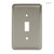 Franklin Brass W10245-SN Stamped Brushed Satin Nickel Single Switch Cover Plate
