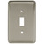 Franklin Brass W10245-SN Stamped Brushed Satin Nickel Single Switch Cover Plate