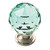 Liberty P30779C-DT 1 3/16" Teal Faceted Acrylic Polished Chrome Drawer Knob