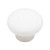 Liberty P624AAL-W White Plastic 1 3/8"  Cabinet Drawer Knob 2 Pack