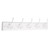 Liberty R12844H-W  27" 5 Tri- Hook Coat/Hat Rail White w/ White Hooks Liberty R12844H-W  27" 5 Tri- Hook Coat/Hat Rail White w/ White Hooks