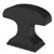 Liberty P34931C-FB 1 3/8" Flat Black Classic Edge Cabinet Drawer Knob