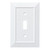W35241-PW Pure White Architect Single Switch Wall Cover Plate 3 Pack