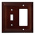 W35246-ESO Architect Espresso Single Switch / GFCI  Switch Cover Plate