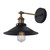 Aharon Collection 1-Light Sconce in Dark Gray Finish