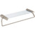Delta Zura 77480-SS 24" Bath Towel Bar w/ Glass Shelf Stainless Steel Finish